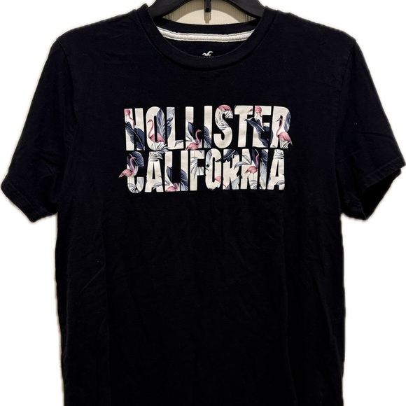 Hollister Other - Hollister Black Short Sleeve Tee with Vintage Logo